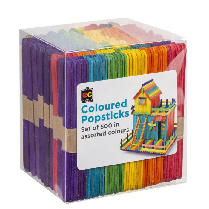 Popsticks - Std. Coloured Pk 500 EC